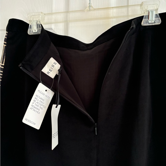 NWT Reiss silk Penelope -printed skirt - Picture 6 of 10